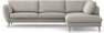 Madison Lux - 3-sits soffa med divan höger - Grå