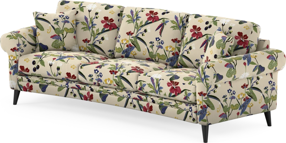 Eden - 3-sits soffa svängd - Flerfärgad