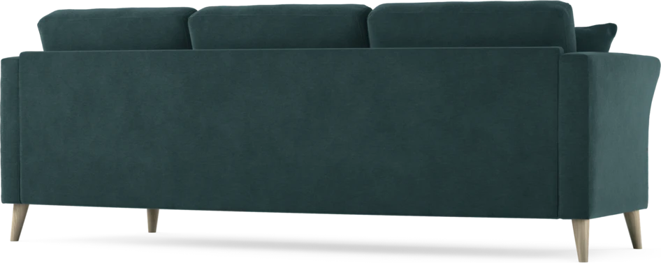 Eden - 3-sits soffa svängd - Blå
