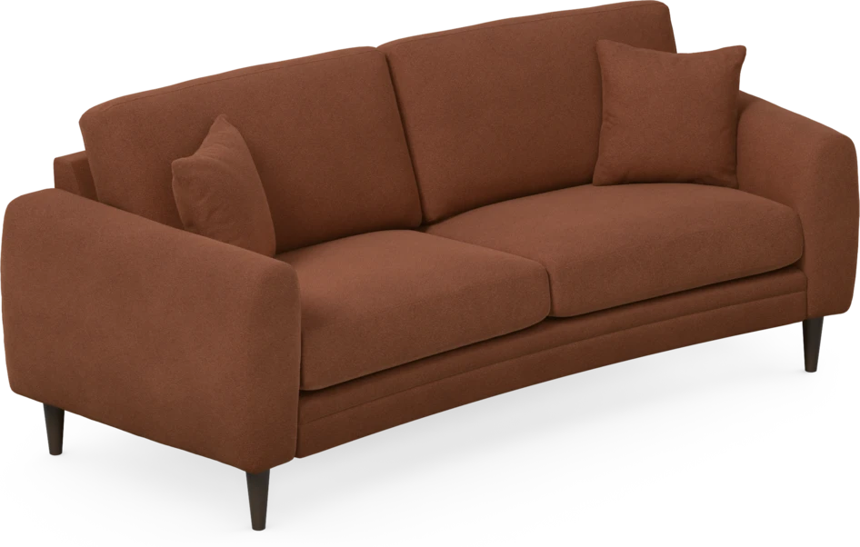 Eden - 2,5-sits soffa svängd - Orange