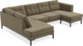 Rio - 3-sits soffa med divan vänster och schäslong höger - Grön