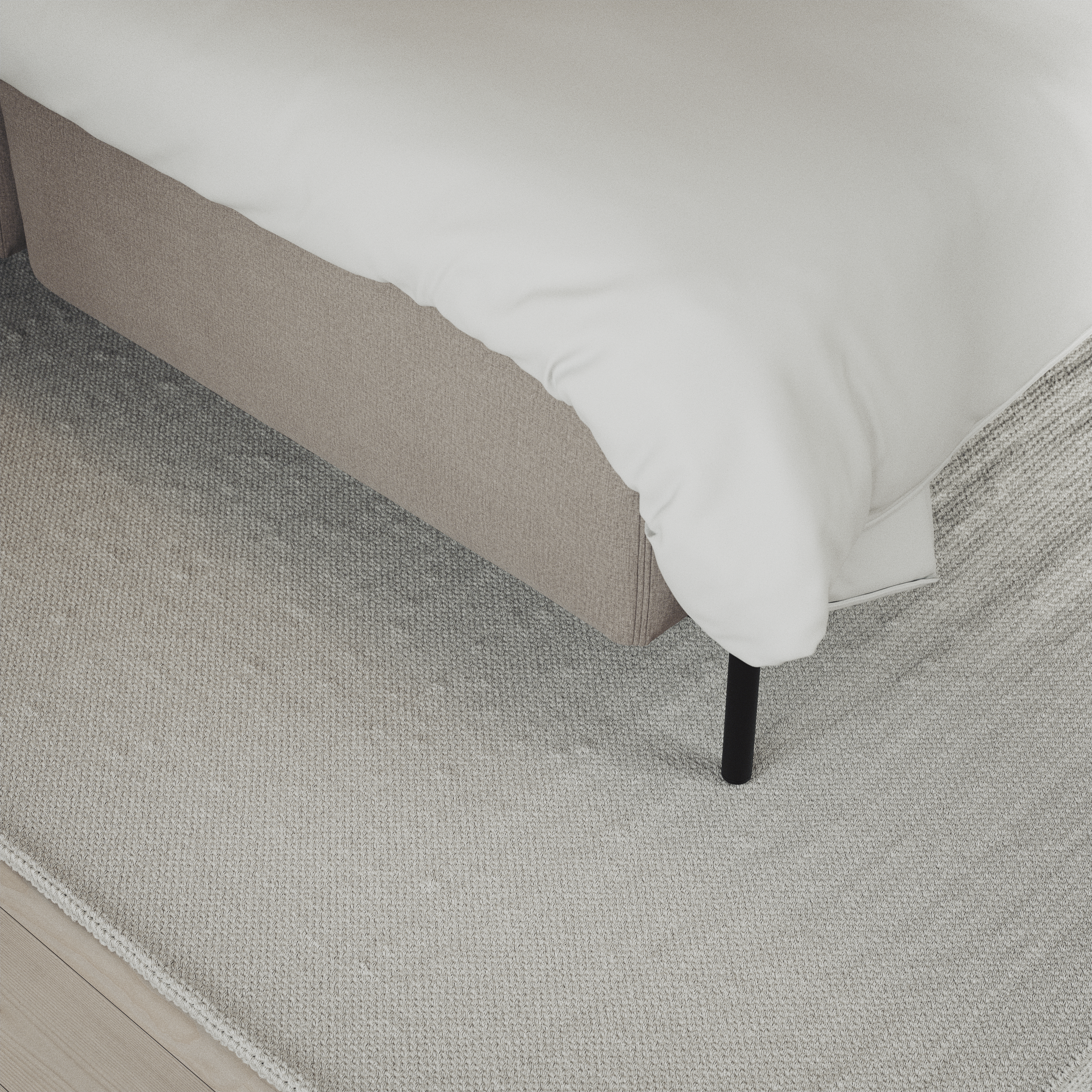 Delux Exclusive - Kontinentalsäng, enkelsäng 120 cm med bäddmadrass och sängben - inspiration