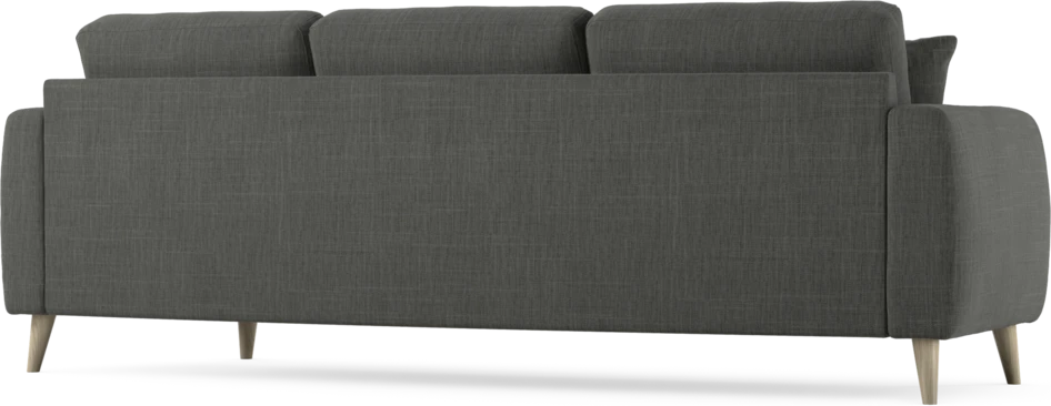 Eden - 3-sits soffa svängd - Grå