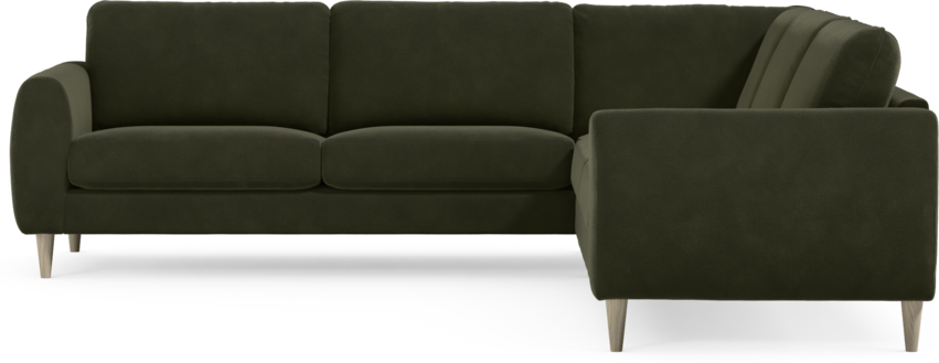 Bridge - Hörnsoffa, 2+2-sits - Grön