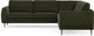 Bridge - Hörnsoffa, 2+2-sits - Grön