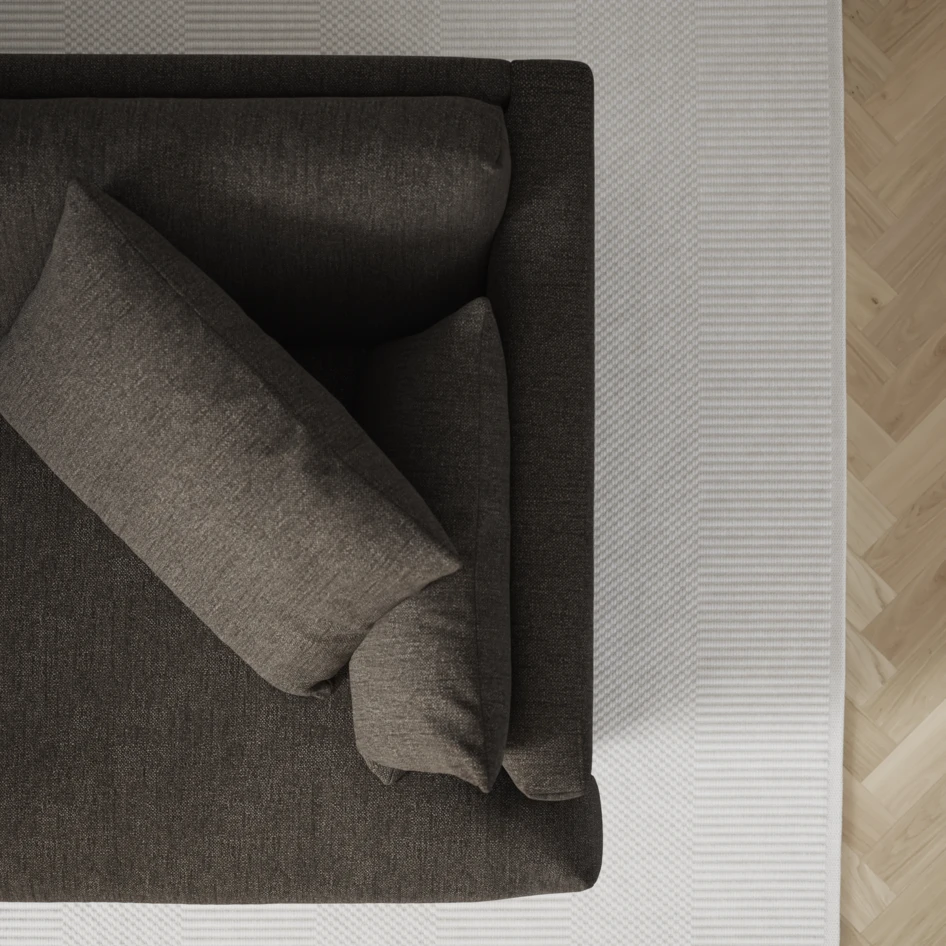 Harper - 3-sits soffa - Brun