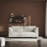 Cherrie - 2,5-sits soffa, hel dyna, fast klädsel - Beige