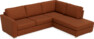 Friday - 2,5-sits soffa med divan höger - Orange
