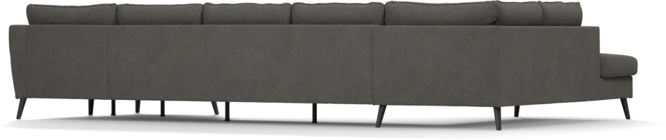 County - 4-sits soffa med divan vänster och schäslong höger - Brun