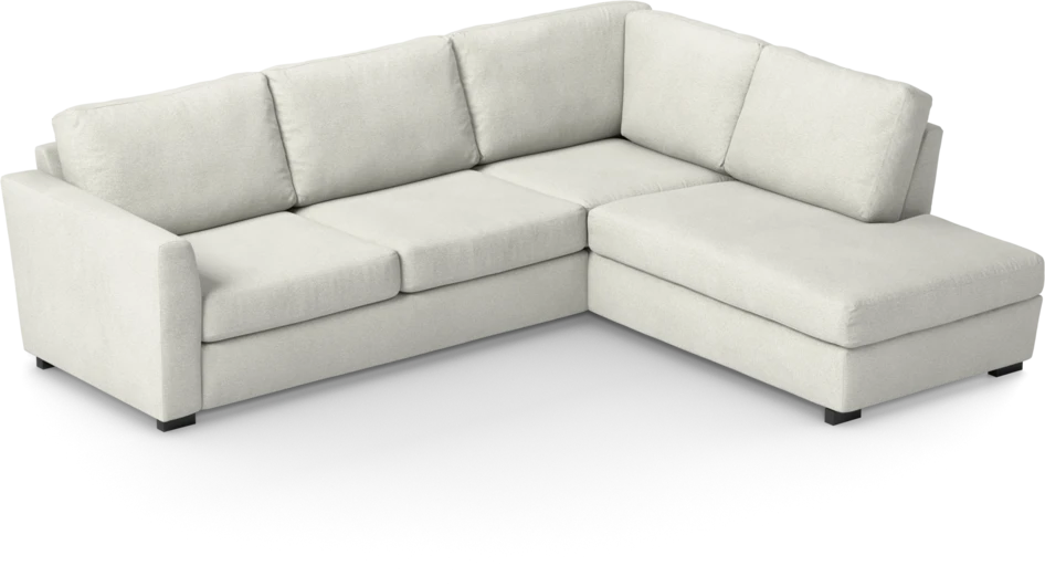 Friday - 2,5-sits soffa med divan höger - Vit