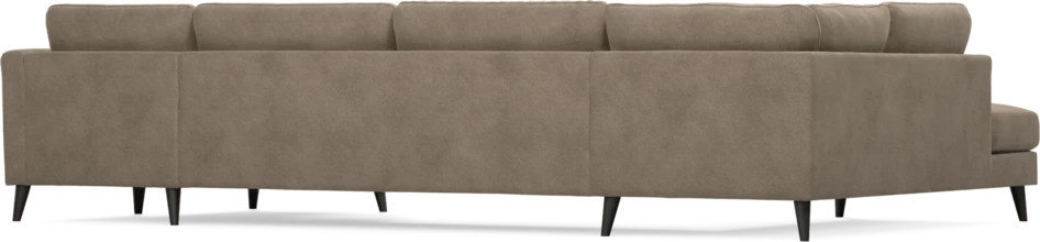 Bridge - 3-sits soffa med divan vänster och schäslong höger - Brun