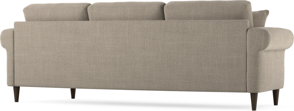 Eden - 3-sits soffa svängd - Beige