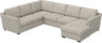 Friday - Hörnsoffa, 2+3-sits med schäslong höger - Beige