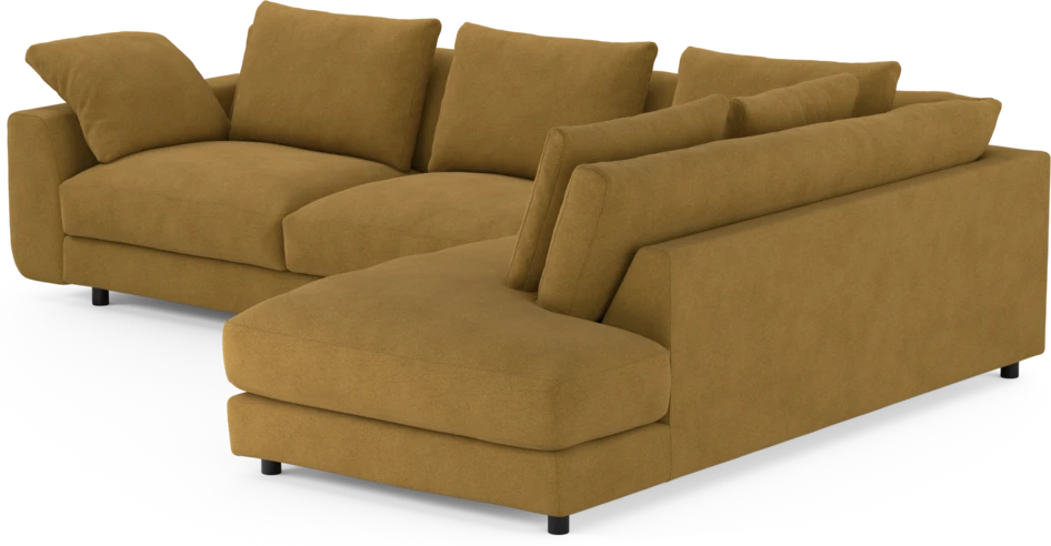 Amie - 3-sits med divan höger - Orange