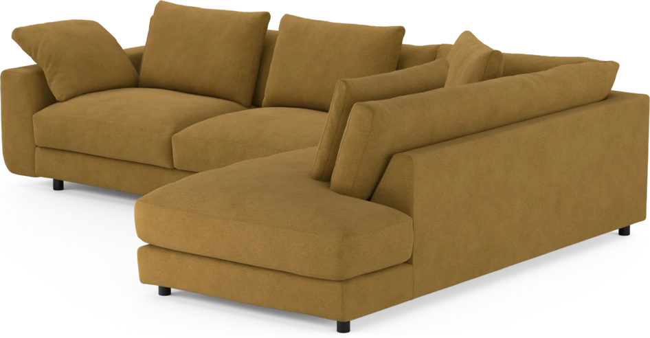 Amie - 3-sits med divan höger - Orange