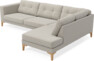 Rio - 3-sits soffa med divan höger - Beige
