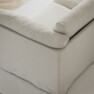 Cherrie - 3-sits soffa med kappa - Vit