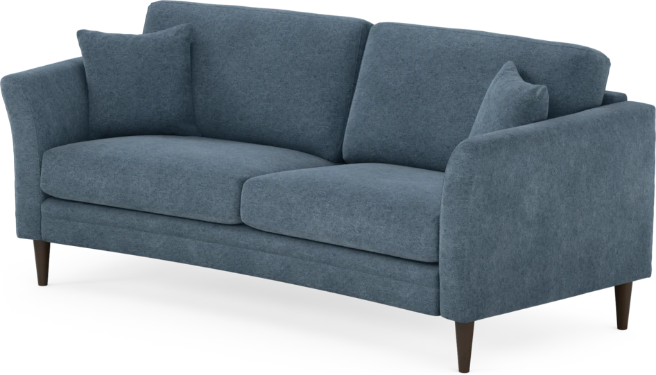 Eden - 2,5-sits soffa svängd - Blå