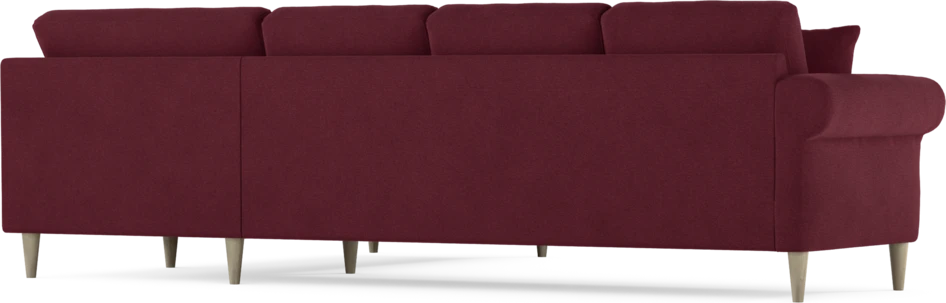 Eden - Hörnsoffa, 3+2-sits - Röd