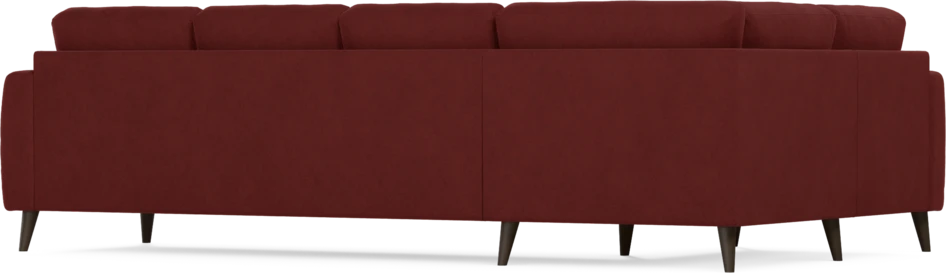 Eden - Hörnsoffa, 1+3-sits - Röd