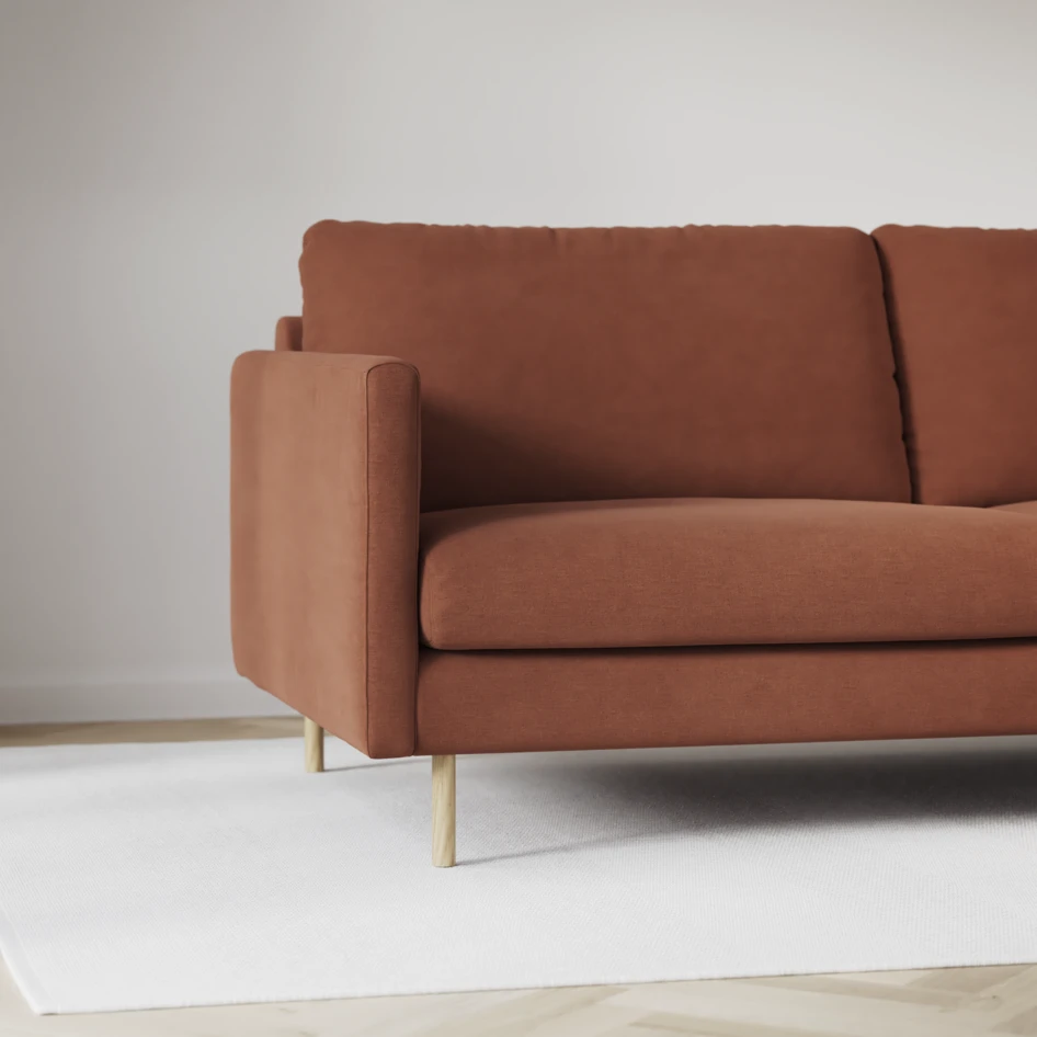 Madison Lux - Hörnsoffa 2+3-sits, hörn 2 - Röd