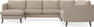 Madison - Hörnsoffa med schäslong vänster - Beige