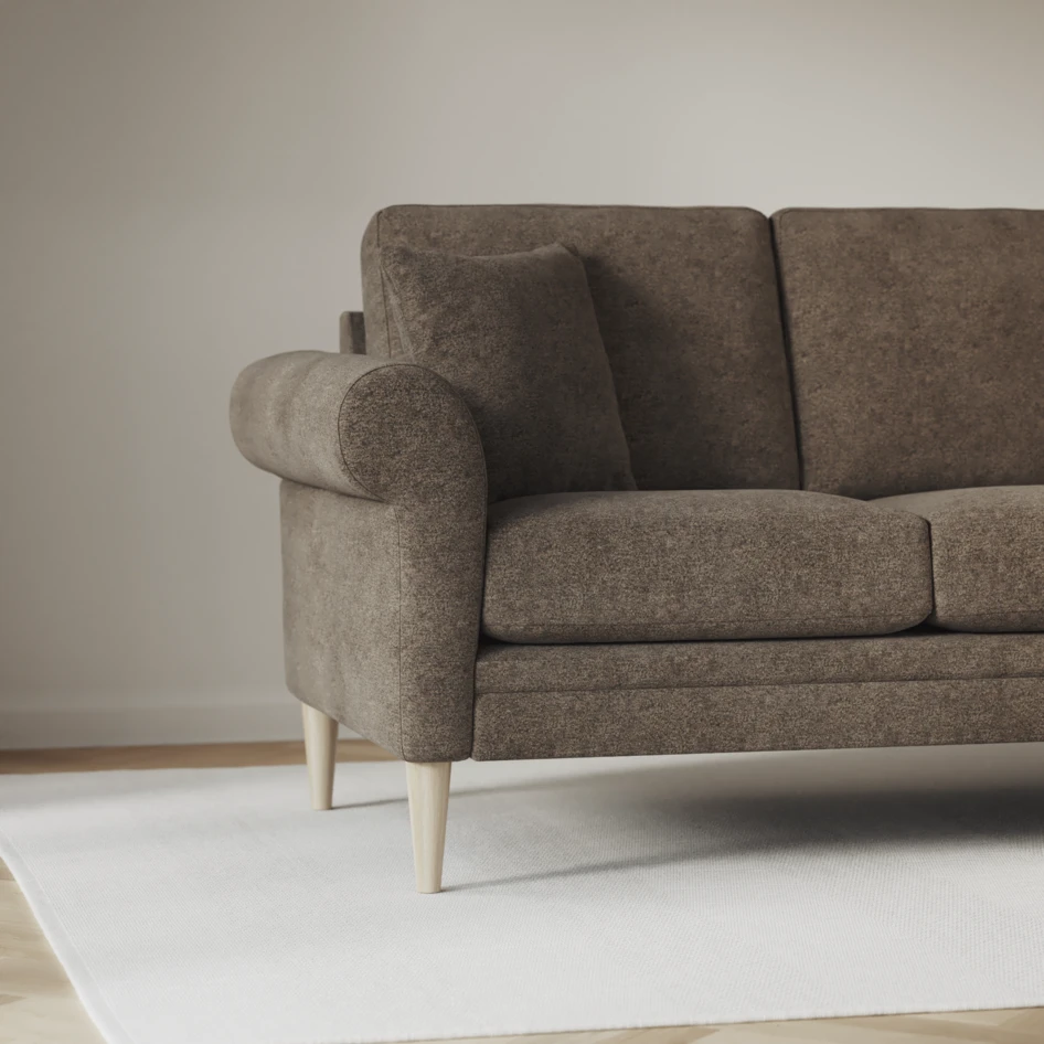 Eden - Hörnsoffa, 2+2-sits - Brun