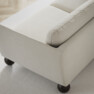 Madison Lux - 2-sits soffa med schäslong vänster - Vit