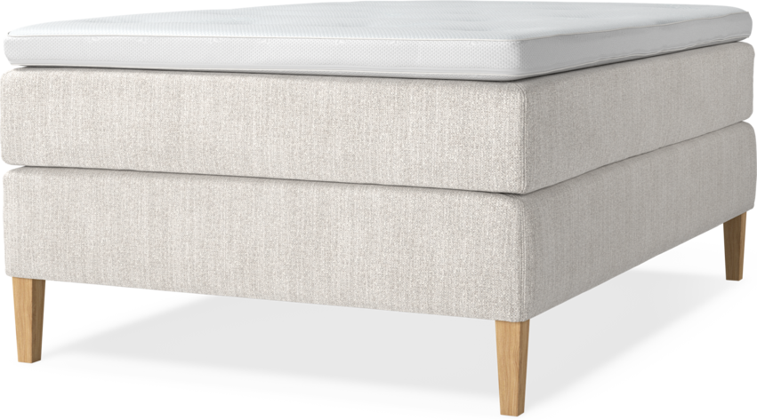 Delux Exclusive - Kontinentalsäng, enkelsäng 140 cm med bäddmadrass