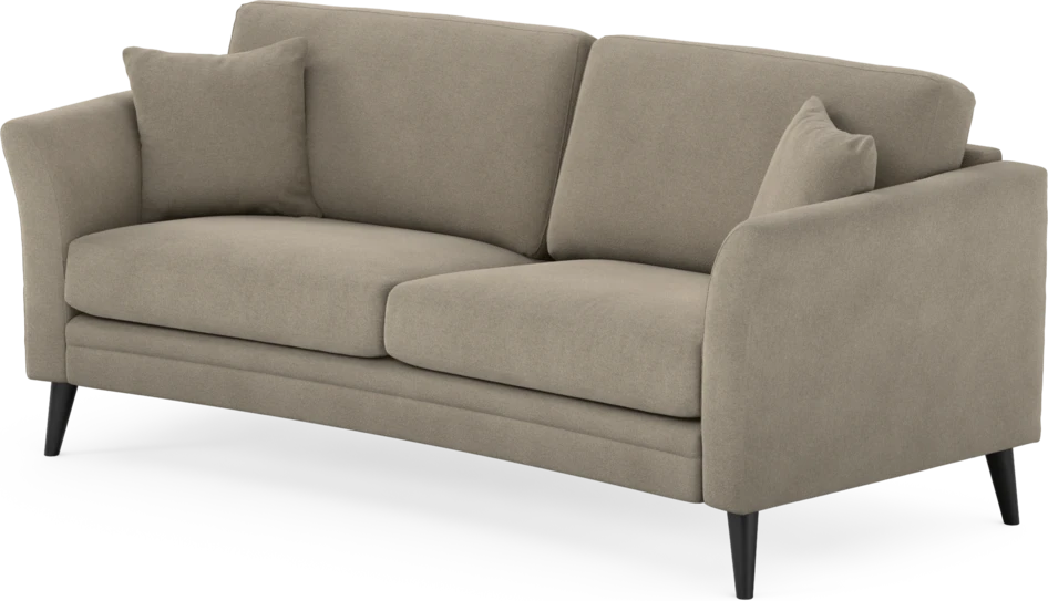 Eden - 2,5-sits soffa svängd - Beige