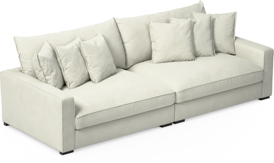 Rossi - 4-sits soffa - Vit