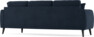Eden - 3-sits soffa svängd - Blå