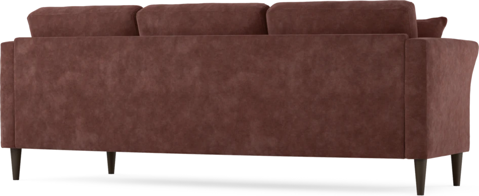 Eden - 3-sits soffa svängd - Röd