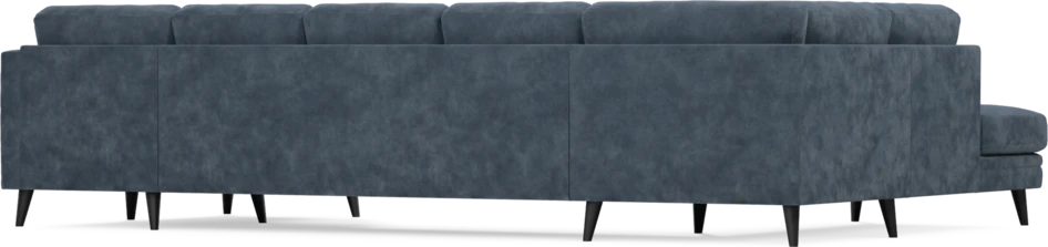 Eden - 3-sits soffa med divan vänster och schäslong höger - Blå