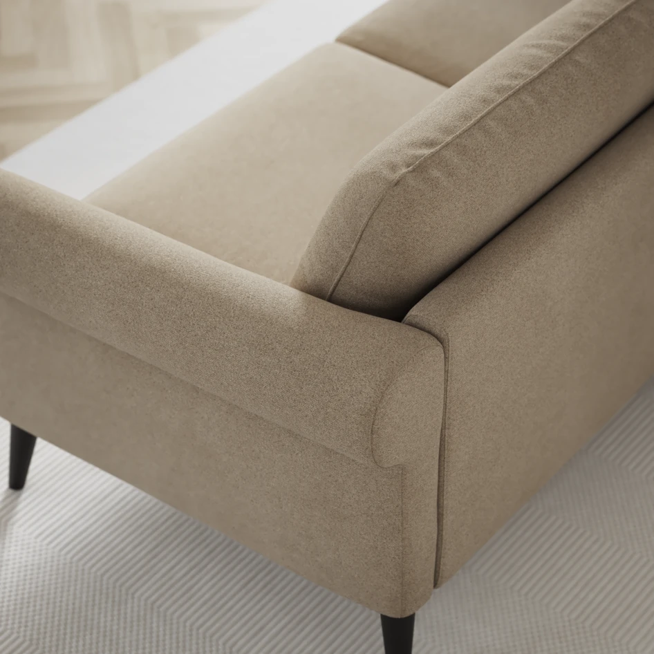 Bridge - 3-sits soffa med schäslong vänster och divan höger - Beige