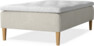 Delux Dream - Ramsäng, enkelsäng med bäddmadrass - Beige