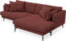 Harper - 4-sits med schäslong XL höger - Röd