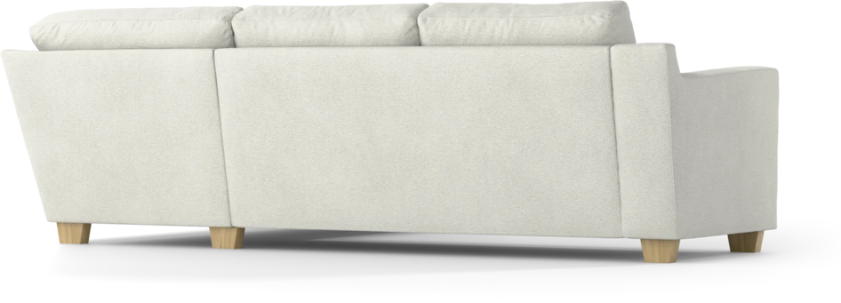 Friday - 2,5-sits soffa med divan höger - Vit
