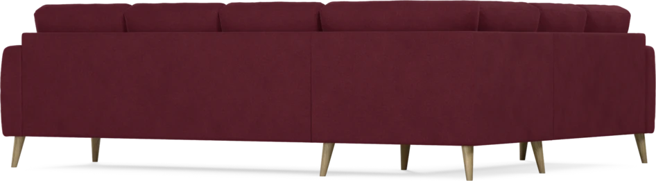 Eden - Hörnsoffa, 2+3-sits - Röd