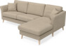 Eden - 2,5-sits soffa med schäslong - Beige