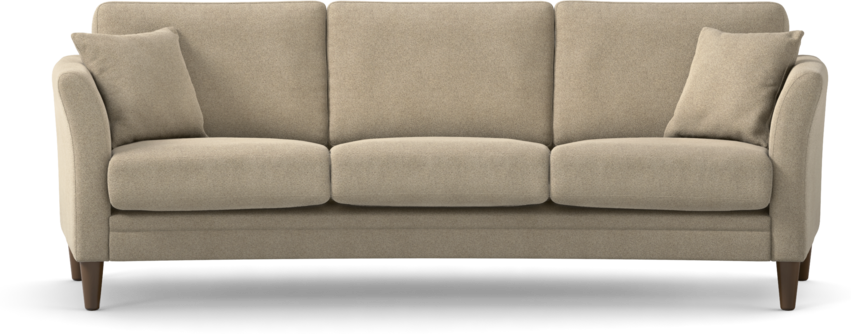 Eden - 3-sits soffa svängd - Beige