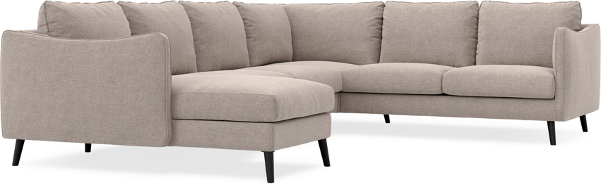 Madison - Hörnsoffa med schäslong vänster - Beige