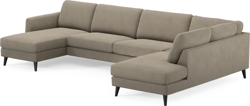 Bridge - 3-sits soffa med schäslong vänster och divan höger - Beige