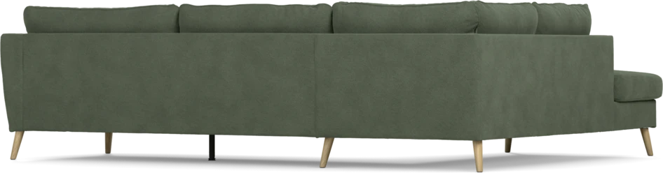 County - 2,5-sits soffa med divan vänster - Grön