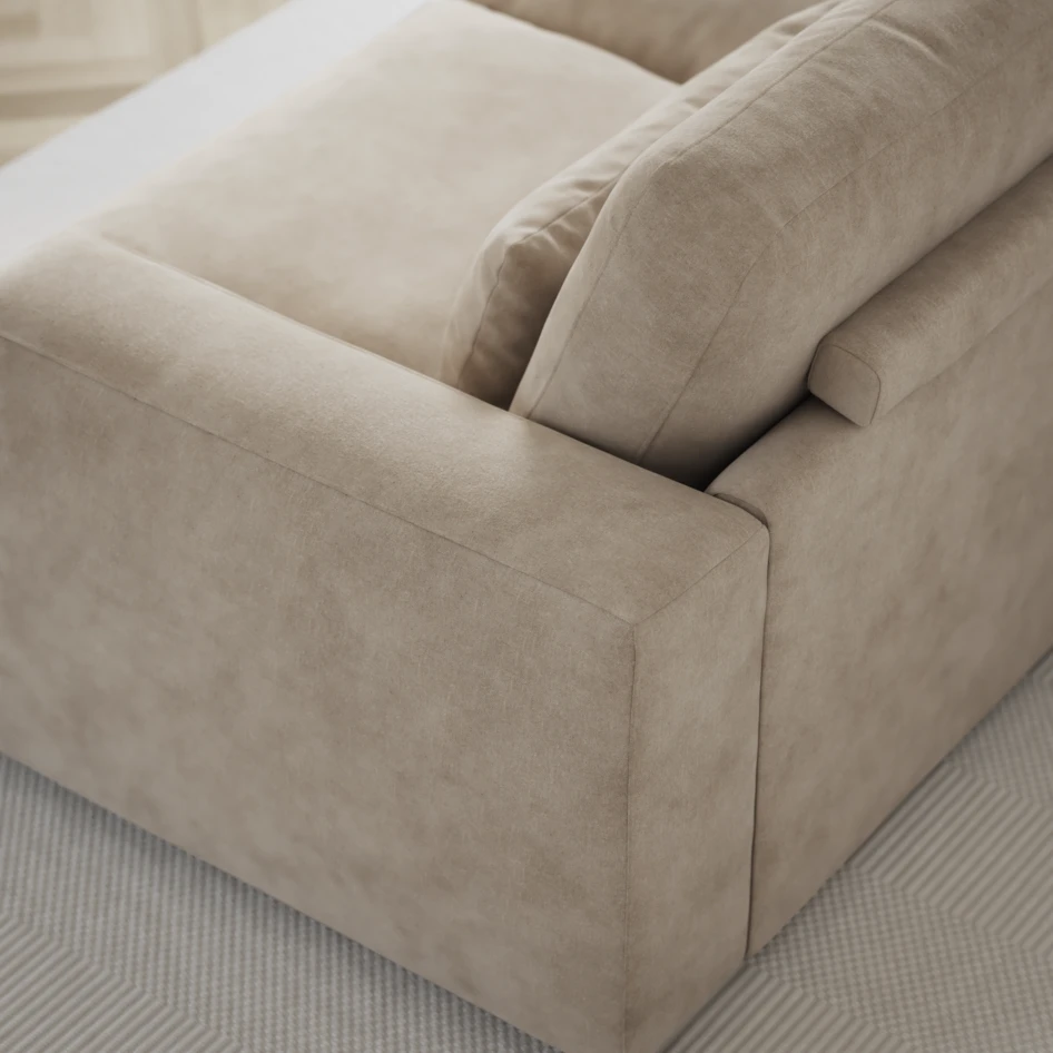 Noma - Fotpall 90 - Beige