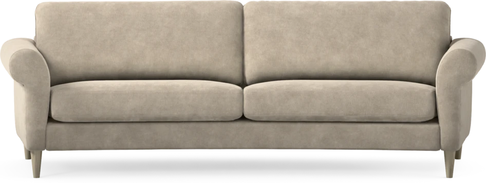 Bridge - 3-sits soffa svängd - Beige