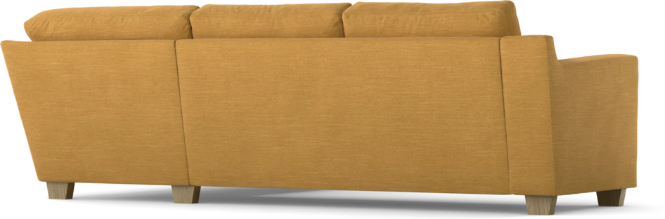 Friday - 2,5-sits soffa med divan höger - Gul