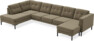 Rio - 4-sits soffa med divan vänster och schäslong höger - Grön