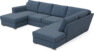 Friday - 3-sits soffa med schäslong vänster och divan höger - Blå
