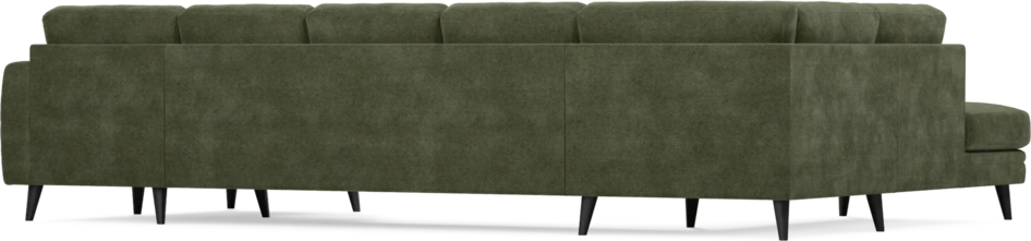 Eden - 3-sits soffa med divan vänster och schäslong höger - Grön